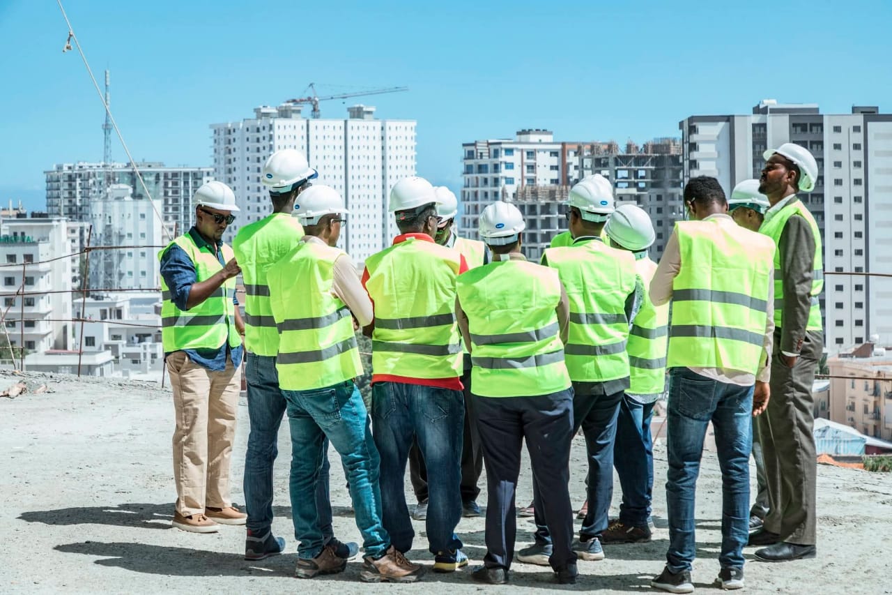 Somali Engineers Working Together